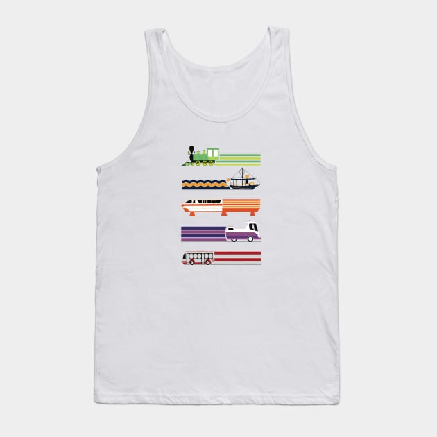 Transit System Tank Top by Lunamis